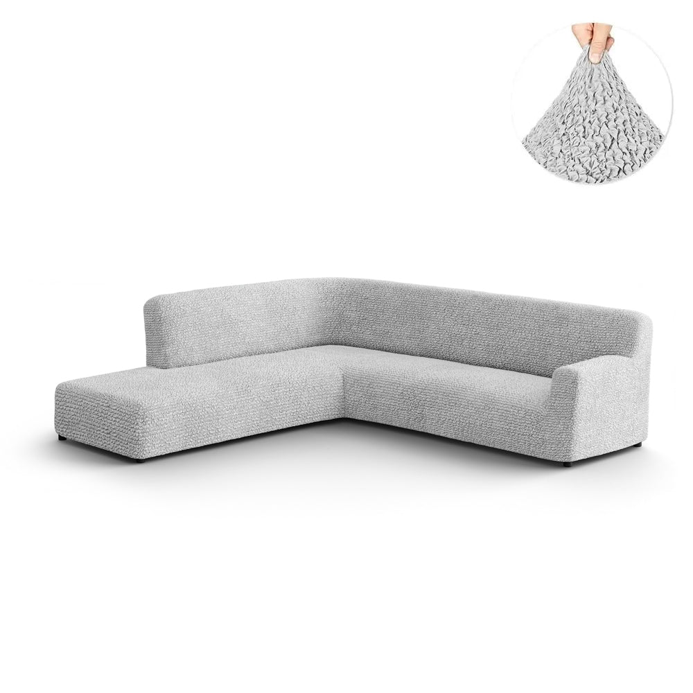 Fullback Sofa Cover (Left Chaise) - Pearl, Microfibra Collection